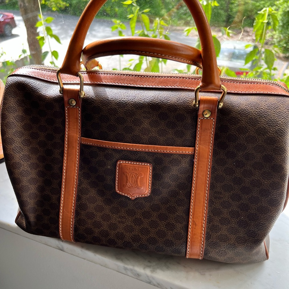*SOLD**Authentic Celine macadam Boston bag